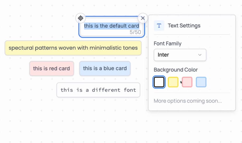 Text Cards